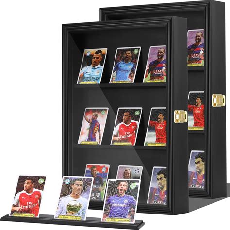 Amazon.com: 2 Pcs Baseball Card Display Case Graded Sports Card Display ...