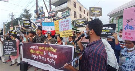 UP body protesting Assam police firing booked under Pandemic Act