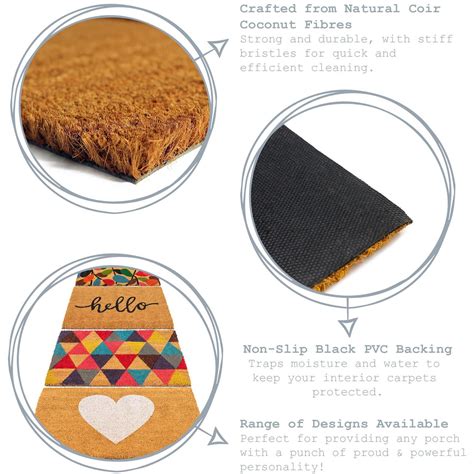 Hello Coir Door Mat