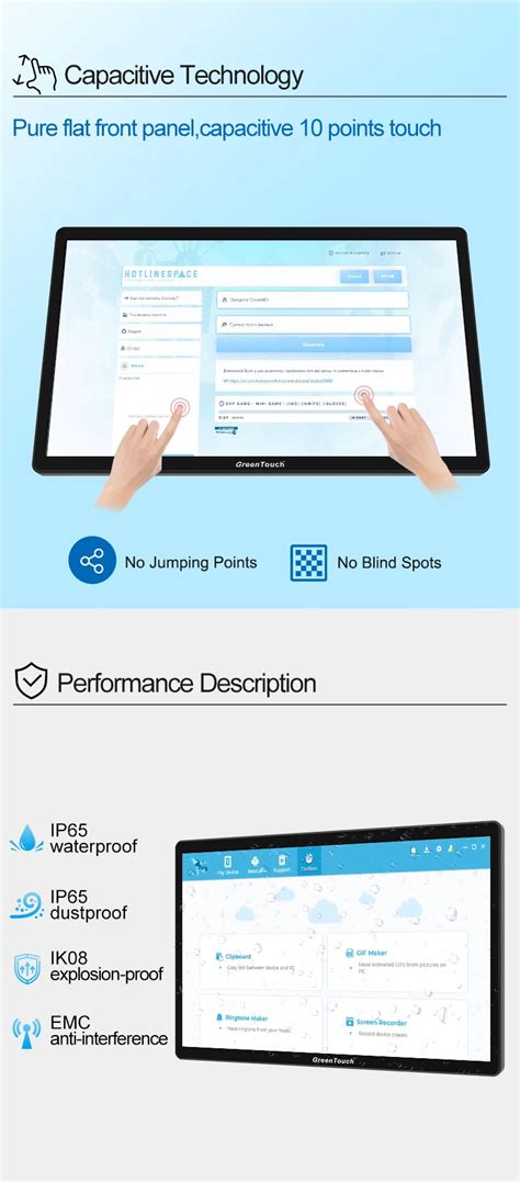 Large Touch Screen Monitor 的图像结果