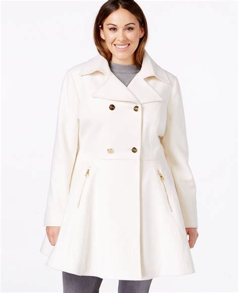 Plus Size Wool Pea Coat