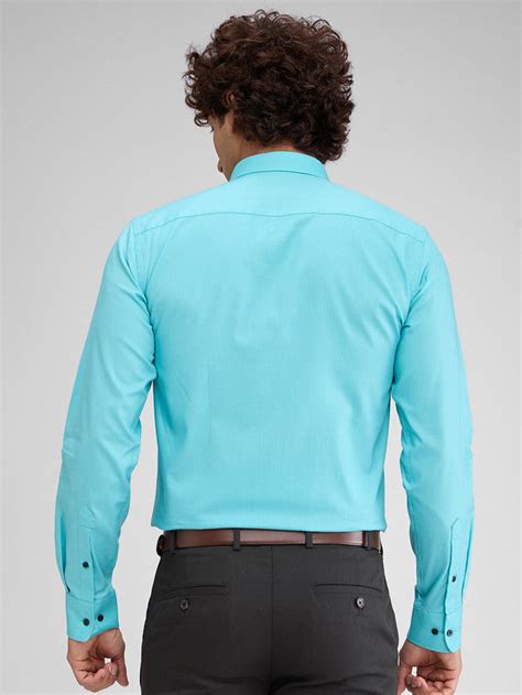 Park Avenue Green Structure Slim Fit Full Sleeve Cotton Shirt – MyRaymond