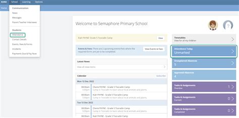 How to use XUNO to inform your school about a student absence