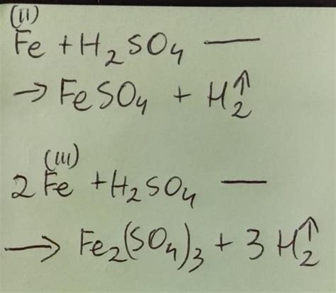 give chemical formula for ferric sulphate - Brainly.in
