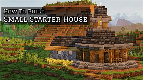 Image result for Minecraft Small Starter House Tutorial