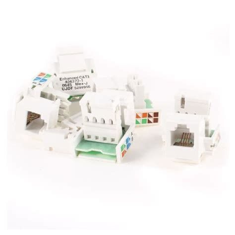 Alcoa Prime5 Pcs Snap in RJ11 4P4C Telephone Modular Jack Socket Module ...
