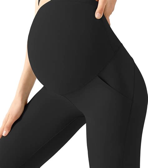 Buy AFITNE Women's Maternity Leggings Over The Belly Pregnancy Yoga ...