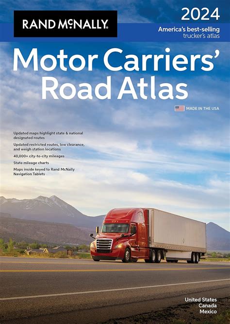 Motor Carriers' Road Atlas 2024: Rand McNally: 9780528027208: Amazon ...