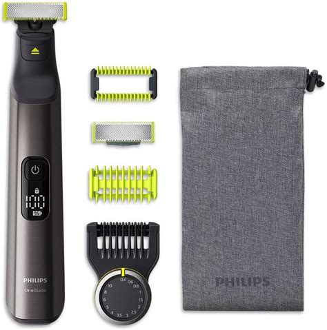 PHILIPS QP6550/15 OneBlade Pro Shaver and Trimmer 120 min Runtime 14 ...