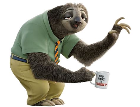 Image result for Sloth Out Zootopia
