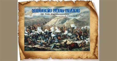 Custer's Last Stand P&P Game Board/Map | Custer's Last Stand 150 Year Commemoration