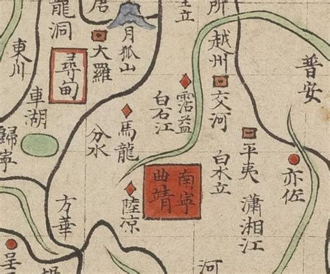 1636年明朝时期《云南地图》_历史地图网