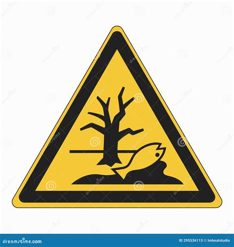 Warning Substance or Mixture that Can Cause an Environmental Hazard Stock Vector - Illustration ...