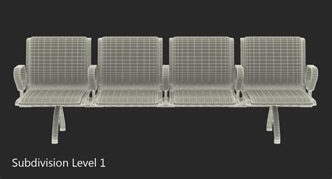 3D Airport Terminal Seating System | 3D Molier International