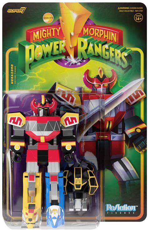 Super7 Mighty Morphin Power Rangers: Megazord Reaction Figure ...