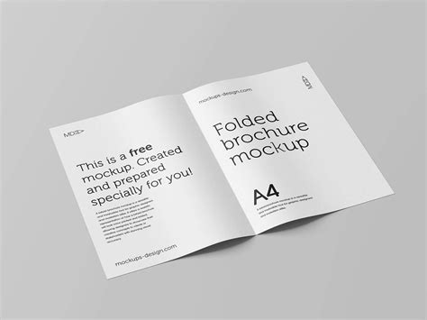 Free Bi-Fold Brochure Mockup PSD set - PsFiles