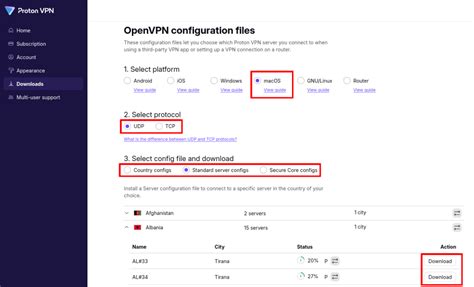 How to set up OpenVPN on macOS using Tunnelblick | Proton VPN