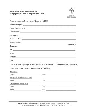 Job Application Form British Columbia Final Order Form | pdfFiller