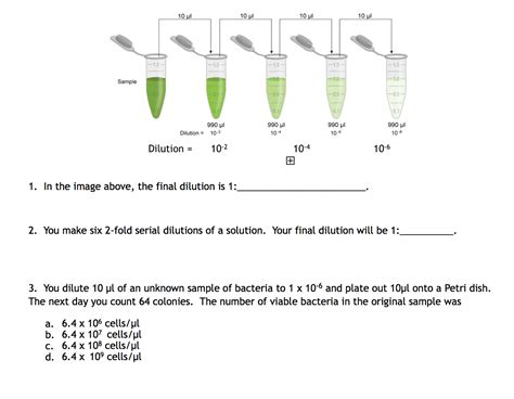 3 Fold Serial Dilution - treeprecision