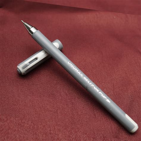 Unomax Ultron Pop Gel Grey Blue Color Body With Black Writing White ...