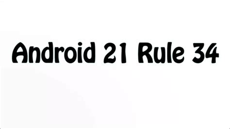 Learn How To Pronounce Android 21 Rule 34 - YouTube