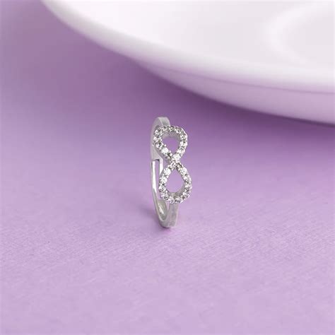Silver Infinite Grace Ring – GIVA Jewellery