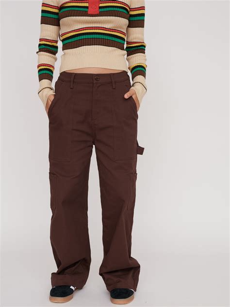 Smokey Brown Carpenter Pants – Lazy Oaf