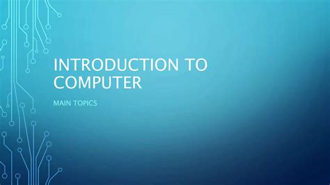 Image result for Computer Introduction Templates