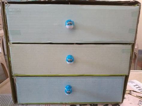 Image result for Cardboard Storage Boxes with Drawers