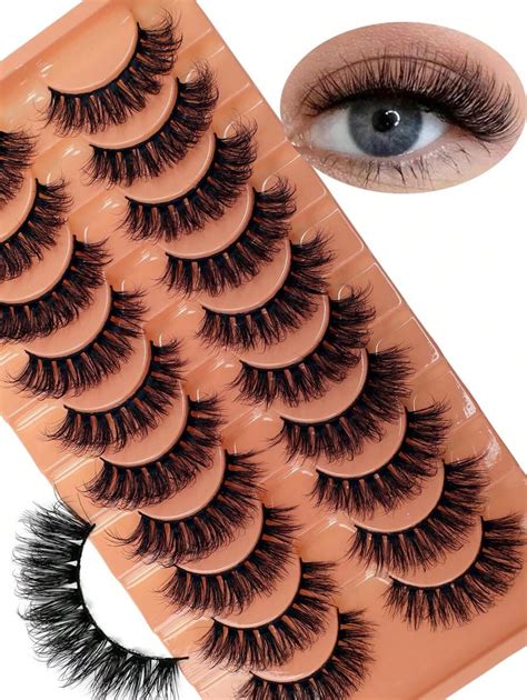 10 Pairs Of European And American Synthetic Fiber Explosive False ...