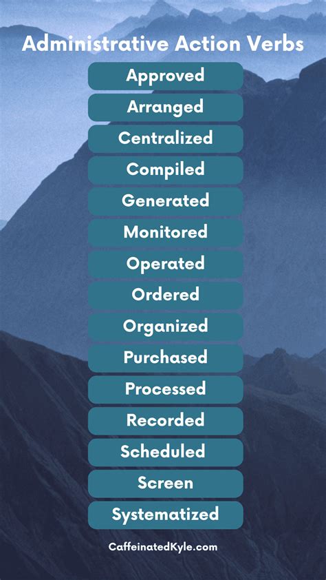 120 Great Action Verbs For Your Resume | CaffeinatedKyle.com