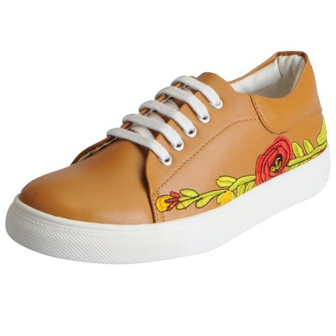 Buy FAUSTO Women's Beige Sneakers FST N8200-36 at Amazon.in