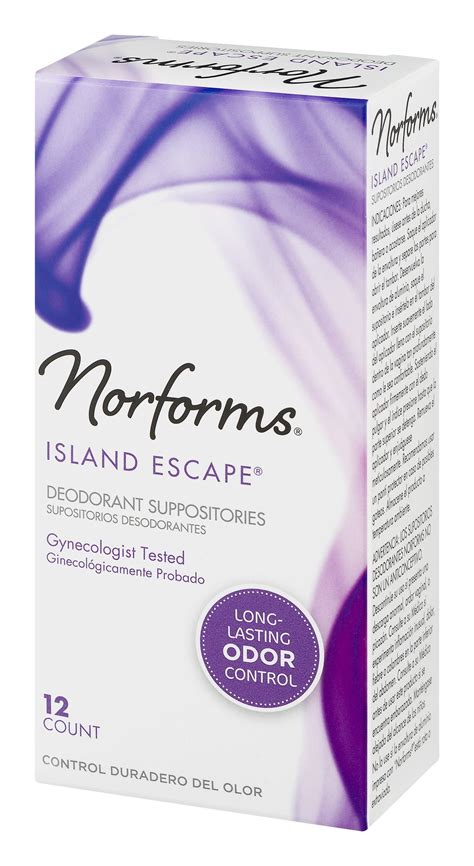 Norforms Feminine Deodorant Suppositories | Long Lasting Odor Control ...