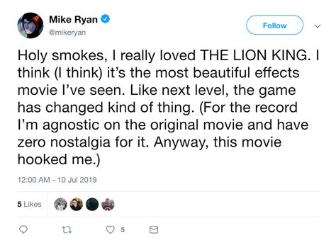 The Lion King First Reactions Twitter Roundup