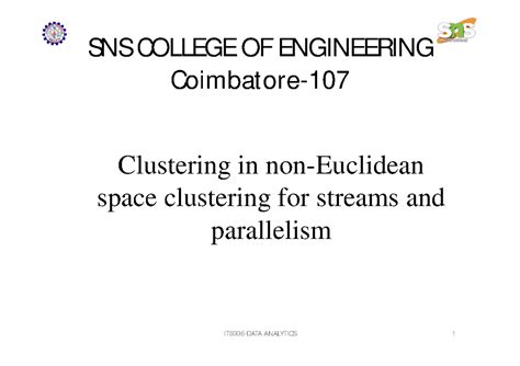 Clustering Approaches in Non-Euclidean Space: Insights & Techniques ...