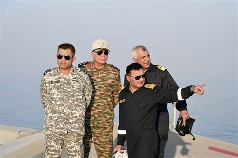 Tri-Service Chiefs Review Multi-Domain Operations on INS Vikrant During ...