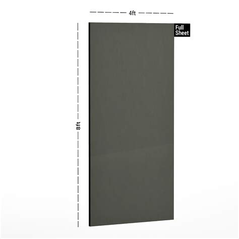 Liner Natural Wonders Moon Grey Plain Laminate 8x4 ft High Gloss 0.8 m ...