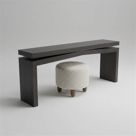 Minimal Slab Console Table – Peacock Life by Shabnam Gupta