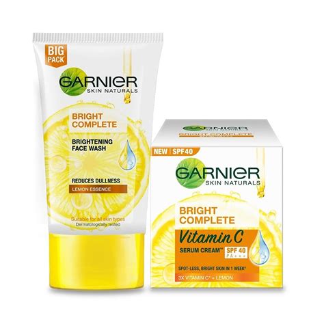 Garnier Skin Naturals, Face Product Pack, Cleansing & Brightening ...