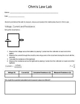 Image result for Ohms Law Free Science Lessons