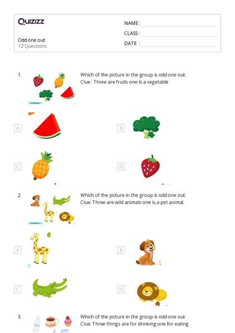 50+ One-Step Inequalities worksheets for Kindergarten on Quizizz | Free ...