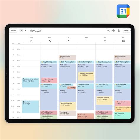 Image result for Google Calendar Color Schemes