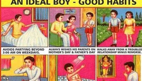 What does an ideal boy do? Check out the satirical poster! | And More ...