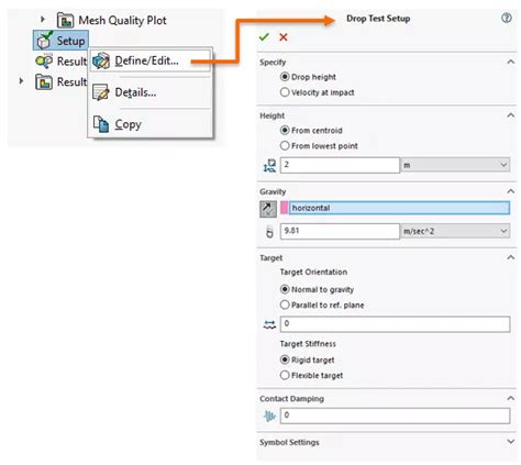 Image result for Drop Test Simulation SolidWorks