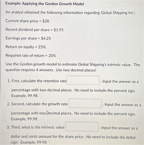 Image result for Gordon Groth Model Example