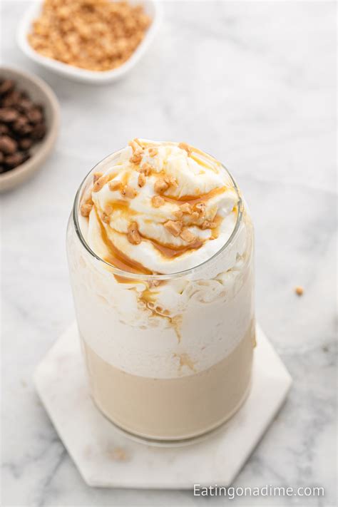 Starbucks Ribbon Crunch Frappuccino Recipe - Eating on a Dime