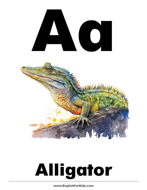 Printable Animal Alphabet