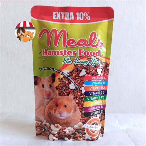 Jual Makanan Hamster Meals Hamster Food 200gr Hamsfood Plus Kacang Hijau | Shopee Indonesia
