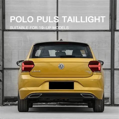Car LED Trailer Lights Tail Lamp for VW Polo plus 2024 Running Turn ...