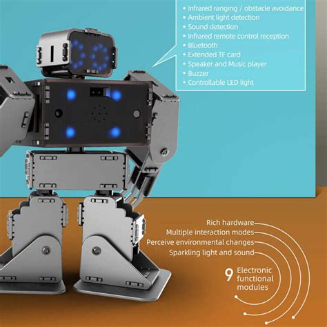 RoboMaker JMC-SV-1707 10 DOF Humanoid Robot Kit – Robocraze